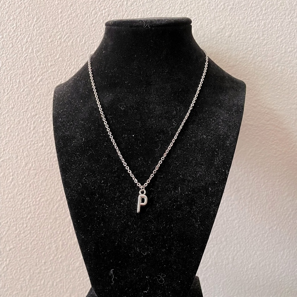 Handmade Letter P Necklace